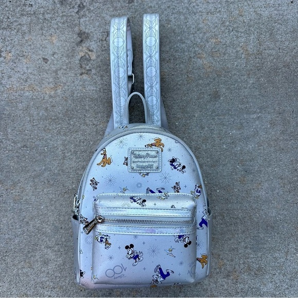 Loungefly Disney 100th Anniversary Mickey & Friends Mini Backpack New - Picture 1 of 11